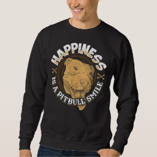 Pitbull Smile Dog Sweatshirt