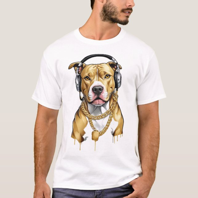 Pitbull T-shirt street style (Front)