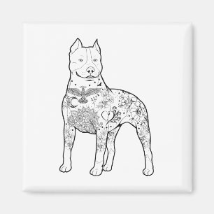 Pitbull Tattoos Design Dog Trainer Cool Pitbulls A Magnet
