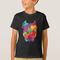 Pitbull Terrier Dog Head