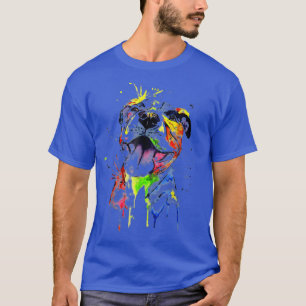 Pitbull Terrier Dog Lover Dad Mum Boy Girl Funny  T-Shirt