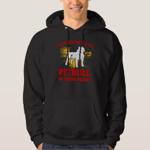 Pitbull The Biggest Muscle In A Pitbull Is Their H Hoodie