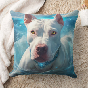 Pitbull Throw Pillow