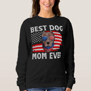 Pitbull Usa Patriotic Dog Us Sweatshirt