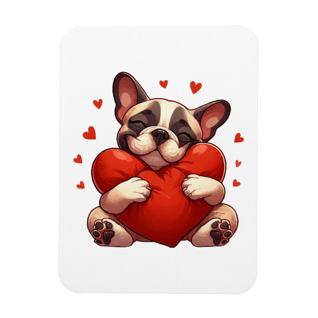 Pitbull Valentine's Day Gifts Magnet (Vertical)