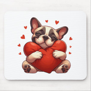 Pitbull Valentine's Day Gifts Mouse Pad