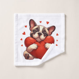 Pitbull Valentine's Day Gifts Wash Cloth