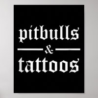 Pitbulls And Tattoos Funny Tattooed Dog Owner Tatt