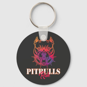 Pitbulls Rule  Key Ring