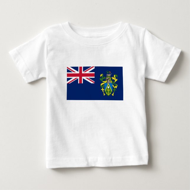 Pitcairn Islands Flag Baby T-Shirt (Front)