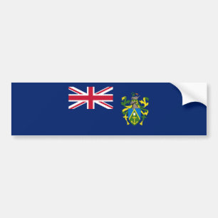 Pitcairn Islands Flag Bumper Sticker