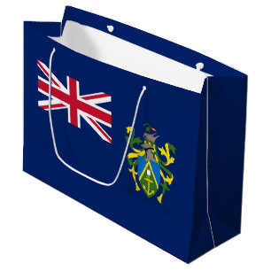 Pitcairn Islands Flag Large Gift Bag