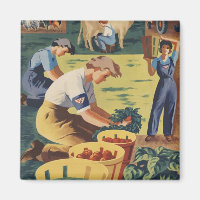 Pitch in and Help Join the Women's Land Army