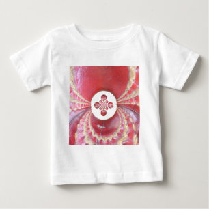 Pitch Kaleidoscope: Cricket Balls The Game's Heart Baby T-Shirt