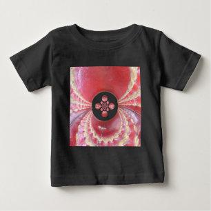 Pitch Kaleidoscope: Cricket Balls The Game's Heart Baby T-Shirt
