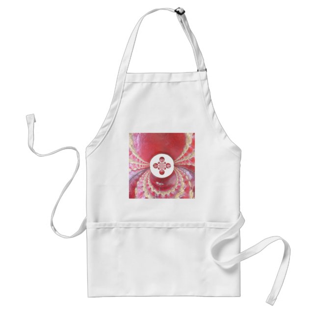 Pitch Kaleidoscope: Cricket Balls The Game's Heart Standard Apron (Front)