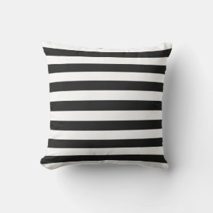 Pitch Pastel & Soft White Lines Pattern Cushion