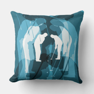 Pitch & Putt Abstract Golf Theme Pillow 2