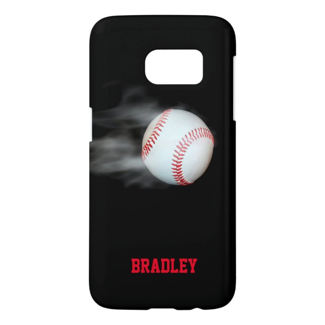 Pitch The Ball Baseball Team Player Personalised Case-Mate Samsung Galaxy Case (Back)