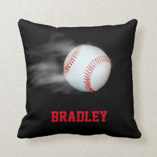 Pitch The Ball Baseball Team Player Personalised Cushion