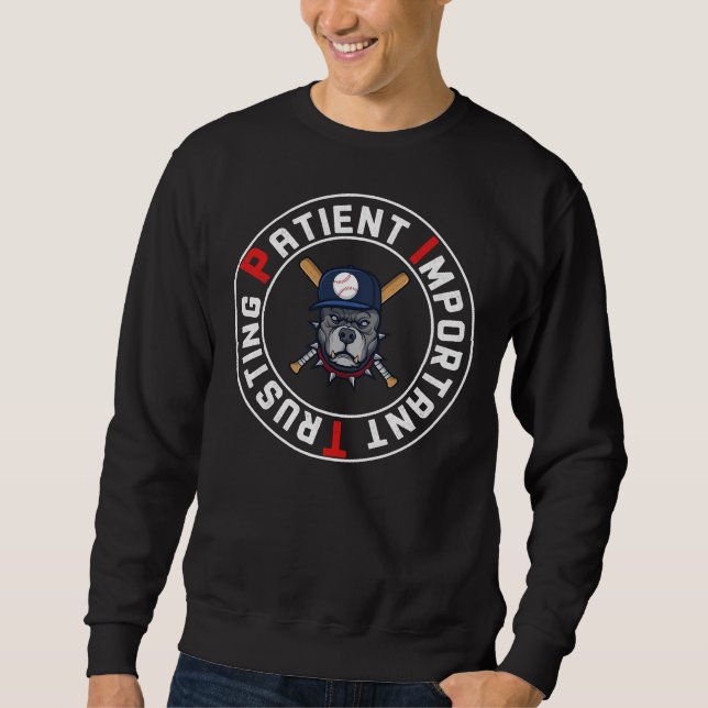 Pitcher Loves Pitbull Sweatshirt (Front)