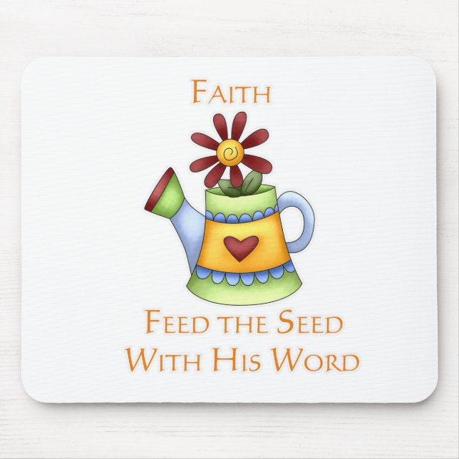Pitcher of Faith Mouse Pad (Front)