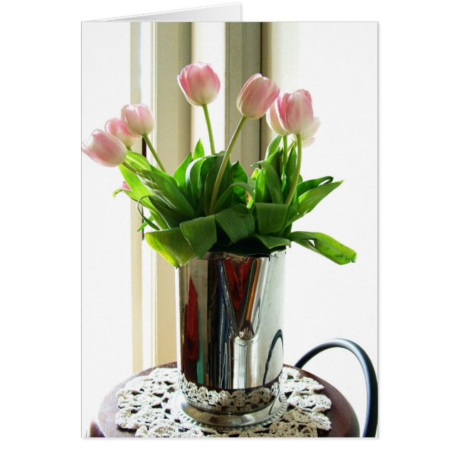 Pitcher of Pink Tulips (Front)