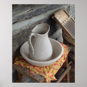 Pitcher on the Porch Poster
