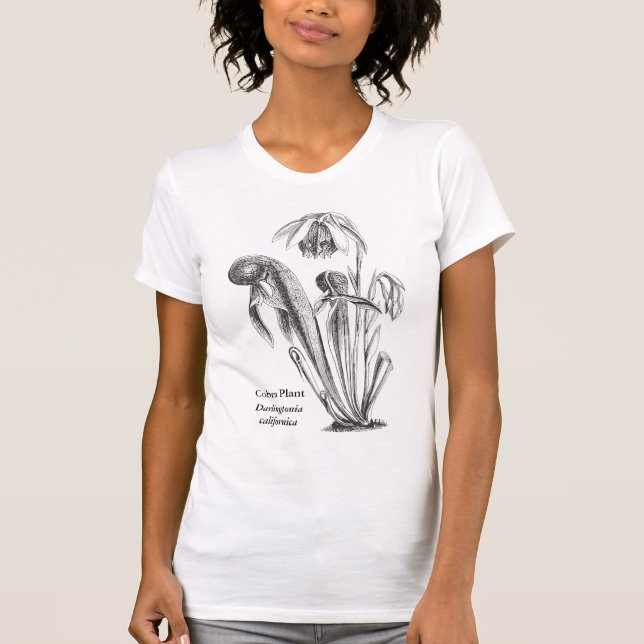 Pitcher Plant Botanical Art T-Shirt (Front)