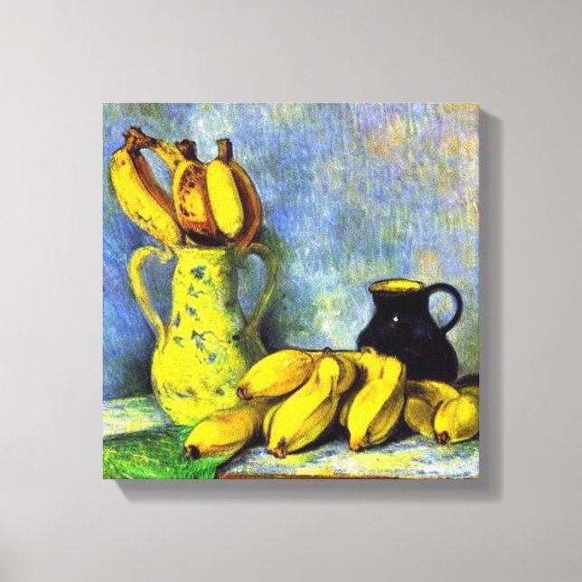 Pitchers with Bananas Canvas Print (Front)