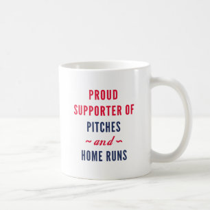 Pitches And Home Runs Coffee Mug