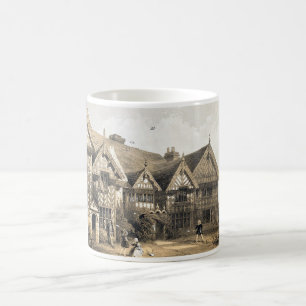 Pitchford Hall 16th Century White Coffee Mug