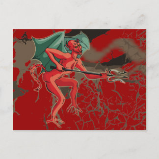 Pitchfork Devil Postcard