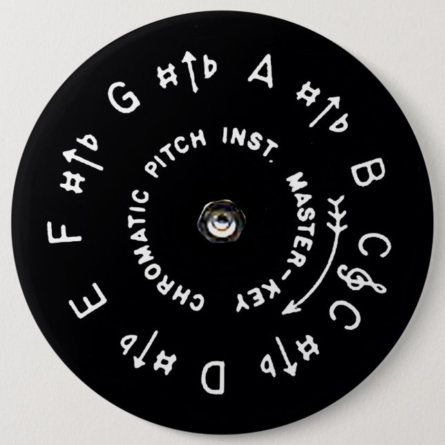 Pitchpipe 6 Cm Round Badge (Front)