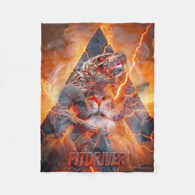 PitDriver Metaphysical Metal Logo Blanket  (Front)