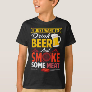 Pitmaster Shirt Gift Tee Drink Beer Smoke Meat Bbq