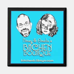 Pitney and Amelia Large Magnet