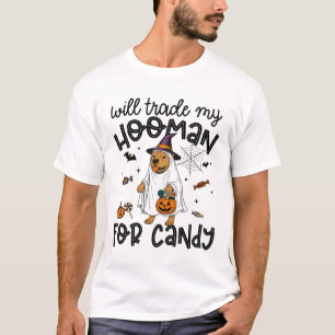 Pitpull Dog Halloween Ghost Spooky T-Shirt
