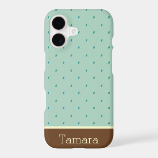 Pitter-Patter Raindrops Monogram