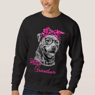Pittie Grandma American Pitbull Dog Mum Sweatshirt