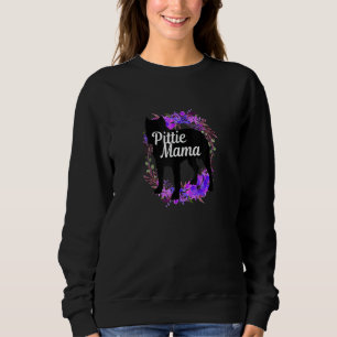 Pittie Mama Pitbull   Pit Bull Dog Mum Mother Sweatshirt