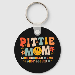 Pittie Mum Pitbull Mum Dog Lover Mother's Day Key Ring