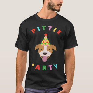 Pittie Party For Pitbull Mama and Dad T-Shirt