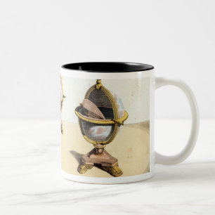 Pitt's Cabinett Globe Writing Table Two-Tone Coffee Mug