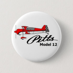 Pitts Model 12 6 Cm Round Badge