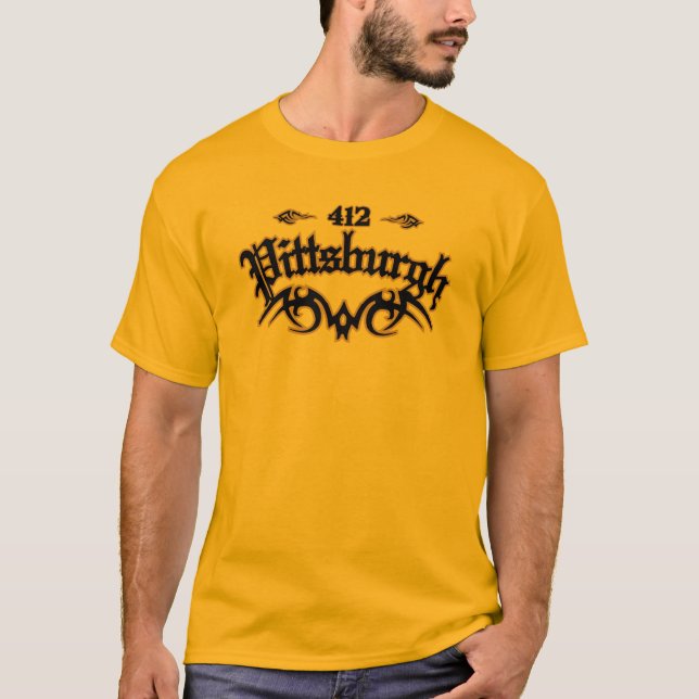Pittsburgh 412 T-Shirt (Front)
