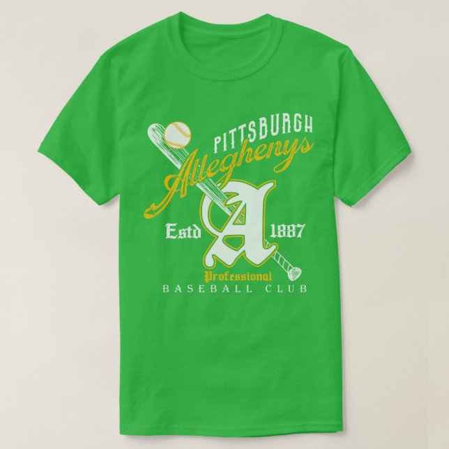 Pittsburgh Alleghenys T-Shirt (Design Front)