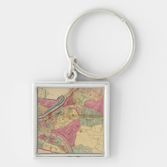 Pittsburgh and Allegheny Key Ring (Front)