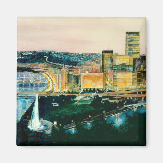 Pittsburgh at Dusk Magnet