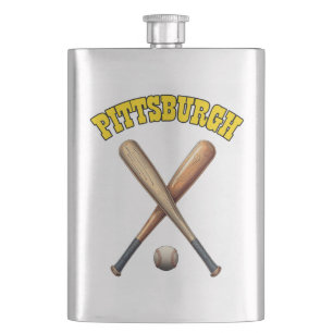 Pittsburgh Baseball Hip Flask